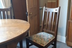 William Morris Print Antique Chair Restoration