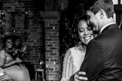 Georgia and Robert. Shustoke Barn Wedding. Bespoke Wedding Dress